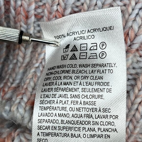 Lucky Brand Pink Comfy Knit Crewneck Pullover Sweater Size Medium - Picture 4 of 4